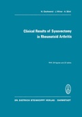 Cover: Clinical Results of Synovectomy in Rheumatoid Arthritis - Steinkopff