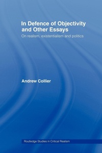 Enlarge image Cover: In Defence of Objectivity - Routledge