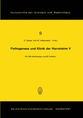 Cover: Pathogenese und Klinik der Harnsteine V - Steinkopff