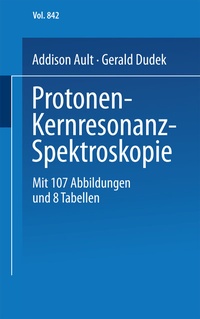 Abbildung von: Protonen-Kernresonanz-Spektroskopie - Steinkopff