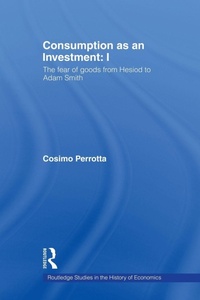 Enlarge image Cover: Consumption as an Investment - Routledge