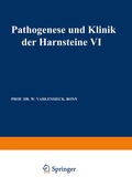 Cover: Pathogenese und Klinik der Harnsteine VI - Steinkopff