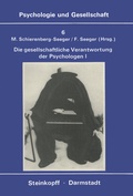 Bild: Die Gesellschaftliche Verantwortung Der Psychologen - Steinkopff
