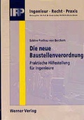 Cover: Die neue Baustellenverordnung - Werner