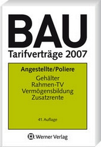 Abbildung von: Bau-Tarifverträge 2007 - Werner