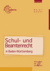 Abbildung von: Schul- und Beamtenrecht Baden-Württemberg - Europa-Lehrmittel