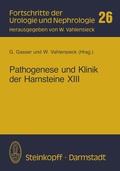 Cover: Pathogenese und Klinik der Harnsteine XIII - Steinkopff
