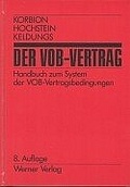 Cover: Der VOB-Vertrag - Werner