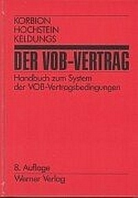Enlarge image Cover: Der VOB-Vertrag - Werner