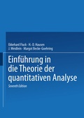 Cover: Einf&uuml;hrung in die Theorie der quantitativen Analyse - Steinkopff