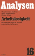 Cover: Arbeitslosigkeit - VS Verlag f&uuml;r Sozialwissenschaften