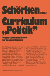 Abbildung von: Curriculum »Politik« - VS Verlag für Sozialwissenschaften