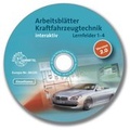 Cover: Arbeitsbl&auml;tter Kraftfahrzeugtechnik interaktiv Lernfelder 1-4 - Einzellizenz - Europa-Lehrmittel