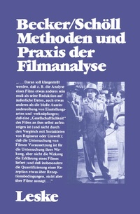 Enlarge image Cover: Methoden und Praxis der Filmanalyse - VS Verlag für Sozialwissenschaften