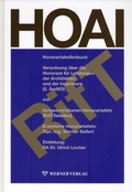 Cover: HOAI Honorartabellenbuch mit erweiterten Honorartabellen - Werner