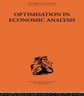 Cover: Optimisation in Economic Analysis - Routledge