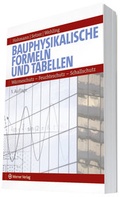 Cover: Bauphysikalische Formeln und Tabellen - Werner