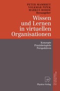 Cover: Wissen und Lernen in virtuellen Organisationen - Physica