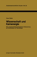Cover: Wissenschaft und Kernenergie - VS Verlag f&uuml;r Sozialwissenschaften
