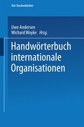 Cover: Handw&ouml;rterbuch Internationale Organisationen - VS Verlag f&uuml;r Sozialwissenschaften