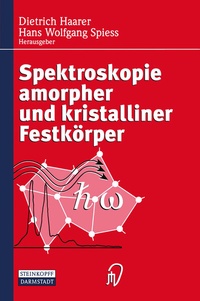 Abbildung von: Spektroskopie amorpher und kristalliner Festkörper - Steinkopff