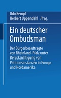 Cover: Ein deutscher Ombudsman - VS Verlag f&uuml;r Sozialwissenschaften