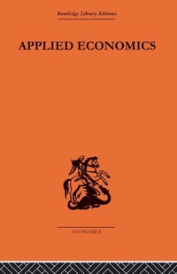 Enlarge image Cover: Applied Economics - Routledge