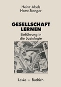 Cover: Gesellschaft lernen - VS Verlag f&uuml;r Sozialwissenschaften