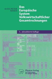 Abbildung von: Das Europäische System Volkswirtschaftlicher Gesamtrechnungen - Physica