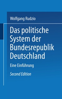 Abbildung von: Das politische System der Bundesrepublik Deutschland - VS Verlag für Sozialwissenschaften