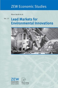 Enlarge image Cover: Lead Markets for Environmental Innovations - Physica