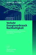 Cover: Verkehr, Energieverbrauch, Nachhaltigkeit - Physica