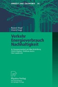 Cover: Verkehr, Energieverbrauch, Nachhaltigkeit - Physica