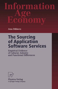 Enlarge image Cover: The Sourcing of Application Software Services - Physica