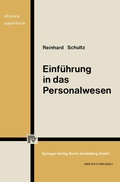 Cover: Einf&uuml;hrung in das Personalwesen - Physica