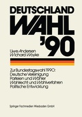 Cover: Deutschland Wahl '90 - VS Verlag f&uuml;r Sozialwissenschaften