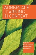 Cover: Workplace Learning in Context - Routledge