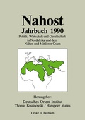Cover: Nahost Jahrbuch 1990 - VS Verlag f&uuml;r Sozialwissenschaften