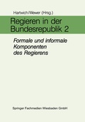 Cover: Regieren in der Bundesrepublik II - VS Verlag f&uuml;r Sozialwissenschaften