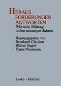 Cover: Heraus Forderungen Antworten - VS Verlag f&uuml;r Sozialwissenschaften