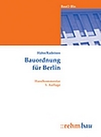 Abbildung von: Bauordnung für Berlin - Rehm