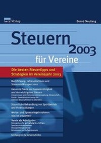 Abbildung von: Steuern 2003 für Vereine - Haufe-Lexware