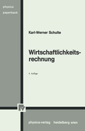 Cover: Wirtschaftlichkeitsrechnung - Physica