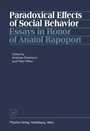 Cover: Paradoxical Effects of Social Behavior - Physica