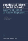 Cover: Paradoxical Effects of Social Behavior - Physica