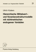 Cover: Hierarchische Mittelwert- und Kovarianzstrukturmodelle mit nichtmetrischen endogenen Variablen - Physica