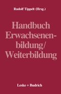 Cover: Handbuch Erwachsenenbildung/Weiterbildung - VS Verlag f&uuml;r Sozialwissenschaften