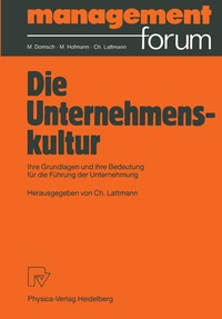 Abbildung von: Die Unternehmenskultur - Physica