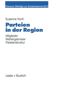 Enlarge image Cover: Parteien in der Region - VS Verlag für Sozialwissenschaften