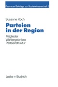 Cover: Parteien in der Region - VS Verlag f&uuml;r Sozialwissenschaften